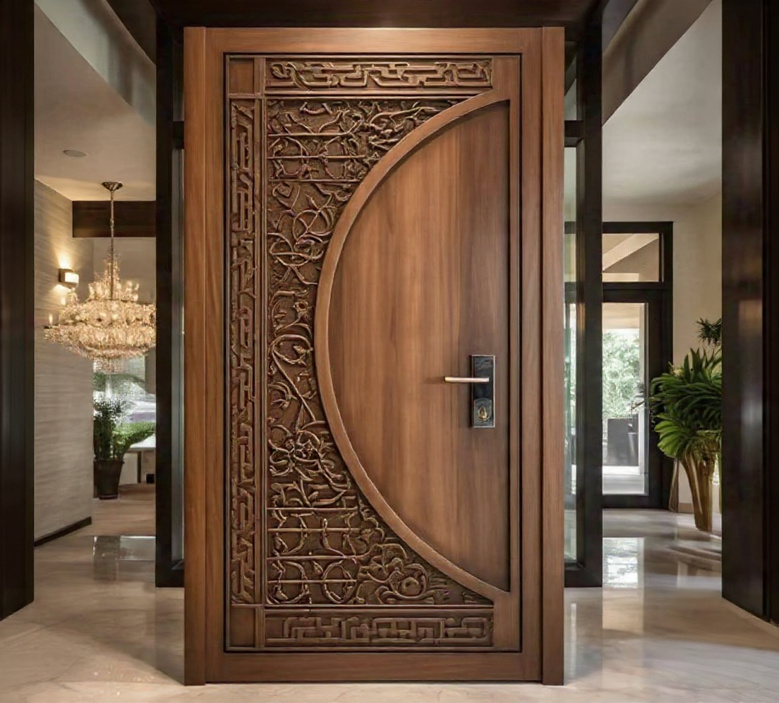 Premium handcrafted door detail